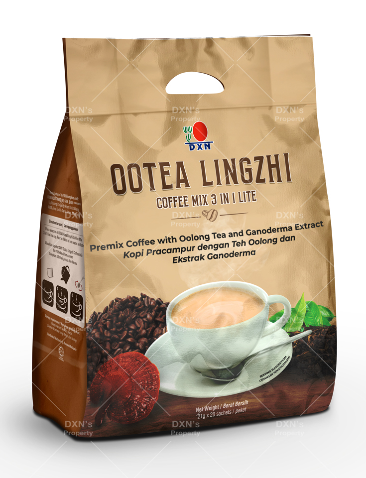 Ootea Lingzhi Coffee Mix 3 In 1 Lite